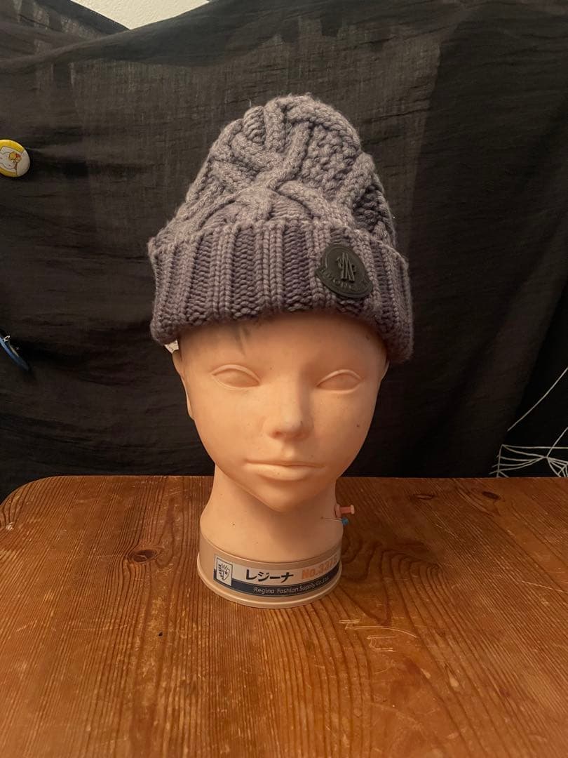 MONCLERモンクレール　ウール ニット帽