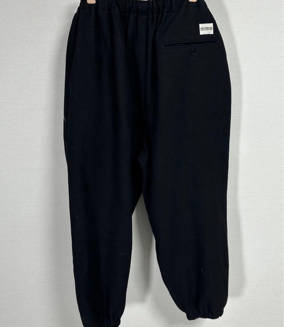 cootie メルトンエラーフィットイージーパンツ ウール