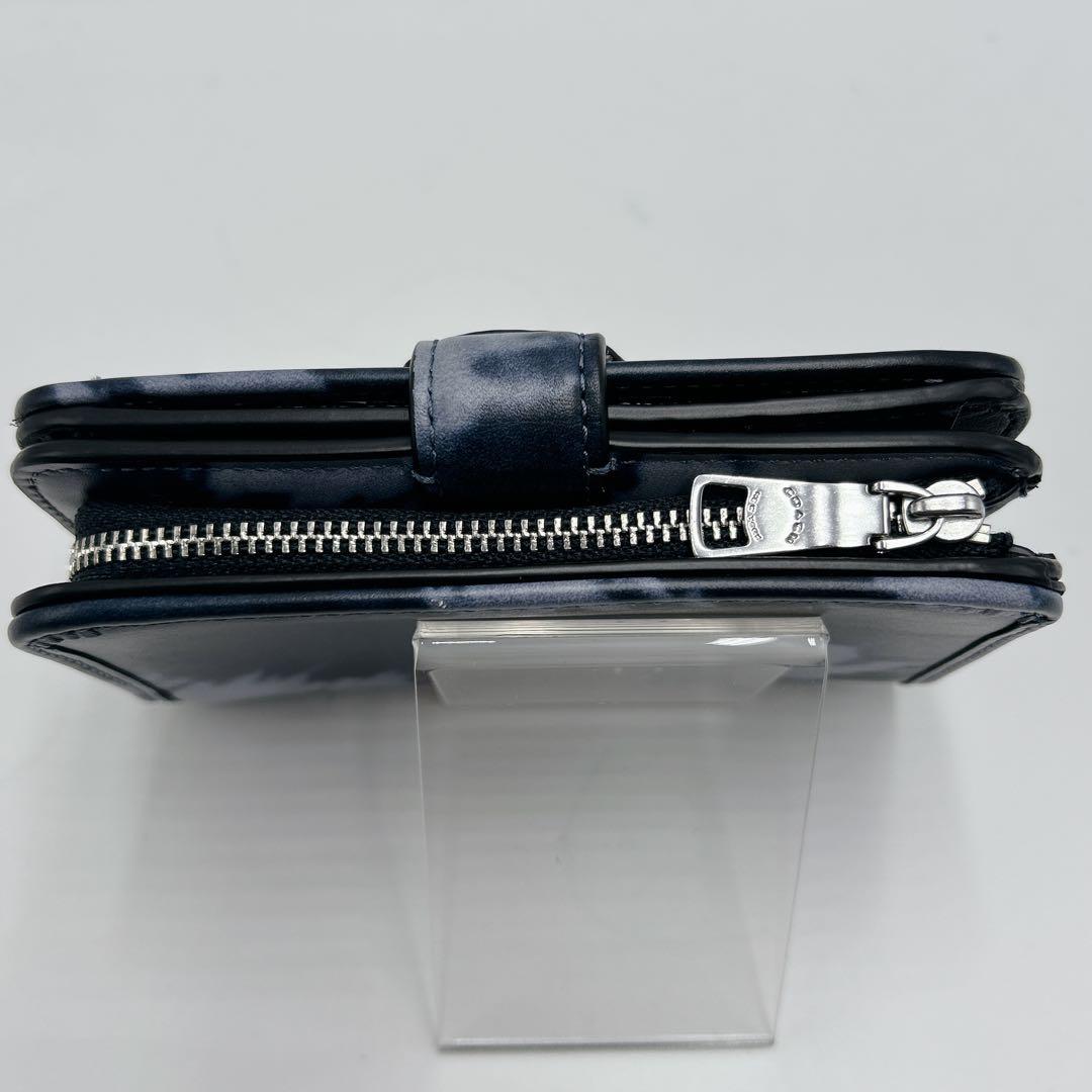 ✨未使用級✨COACH タビーミディアム ウォレット ミッドナイトネイビー