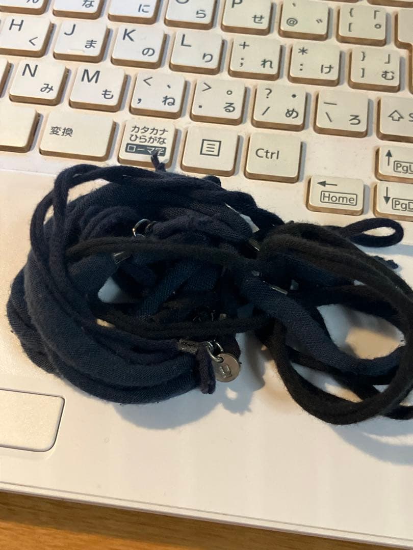 希少アンダーカバー名作紐ブレスバングルネックレスリング初期ドクロスカルワイヤー