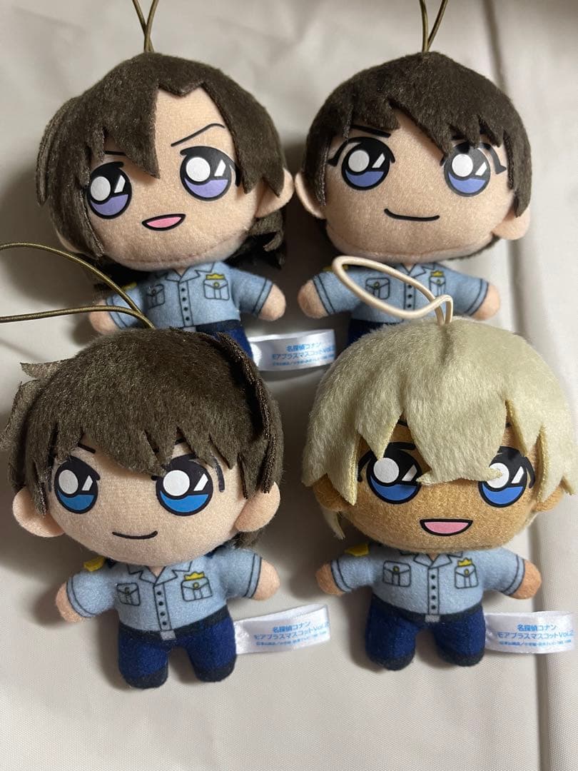 名探偵コナンぬいぐるみマスコット警察学校組 降谷零 松田陣平 諸伏景光 萩原研二