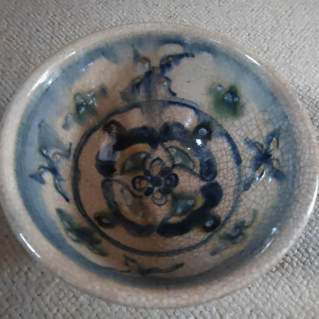 【値下げ】茶碗　瀬戸安南茶碗　茶道具