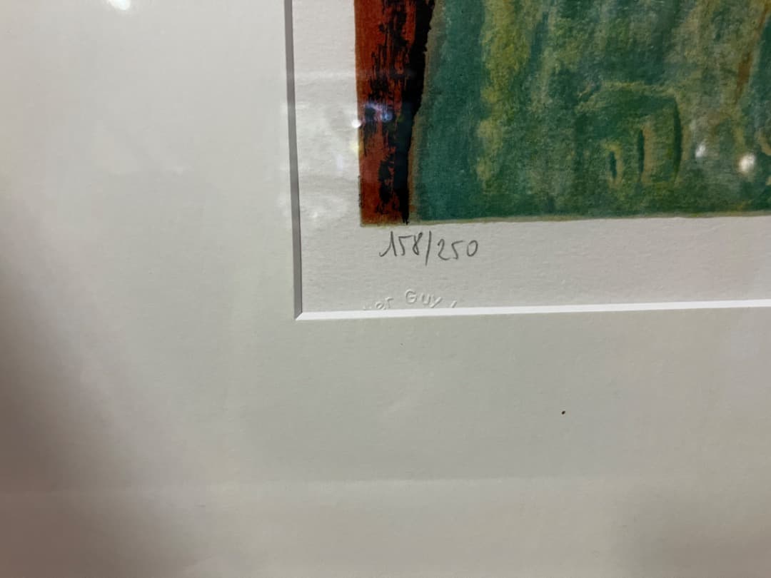 モディリアーニ『赤ん坊を抱くジプシー女』リトグラフ（石版画）