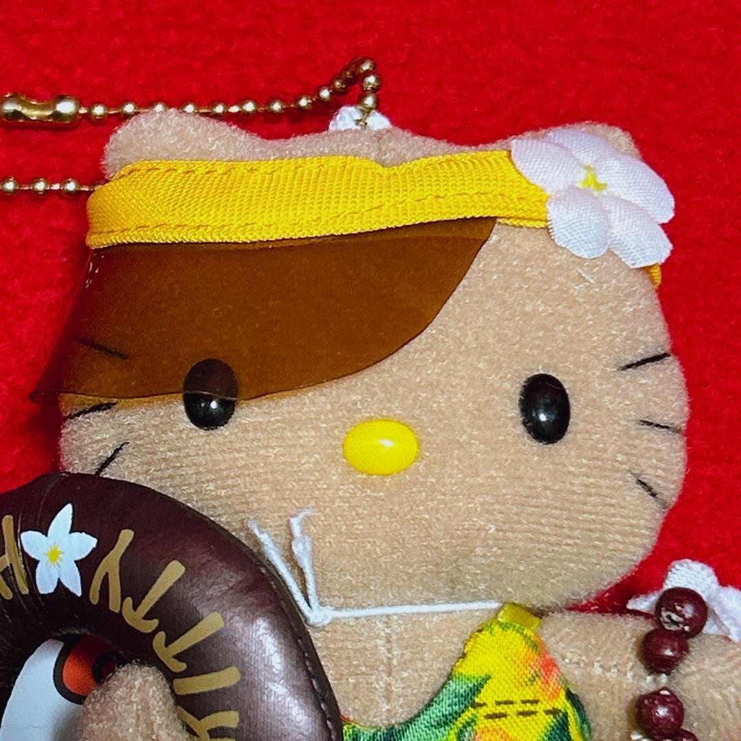 ハローキティ サマーマスコット水着（茶） 日焼け ぬいぐるみ サンリオ