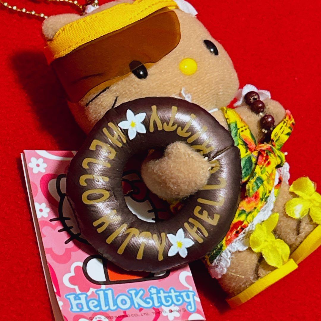 ハローキティ サマーマスコット水着（茶） 日焼け ぬいぐるみ サンリオ