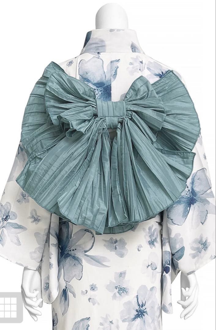 GRL3点セット 2Way 水彩花柄浴衣セット　【fy027】 ショート