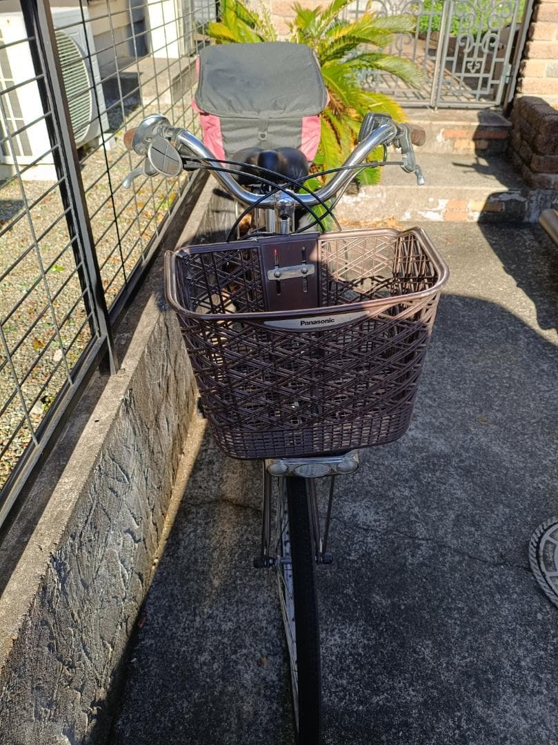 パナソニック電動アシスト自転車 ビビTX 26インチ充電器付／引き取り限定