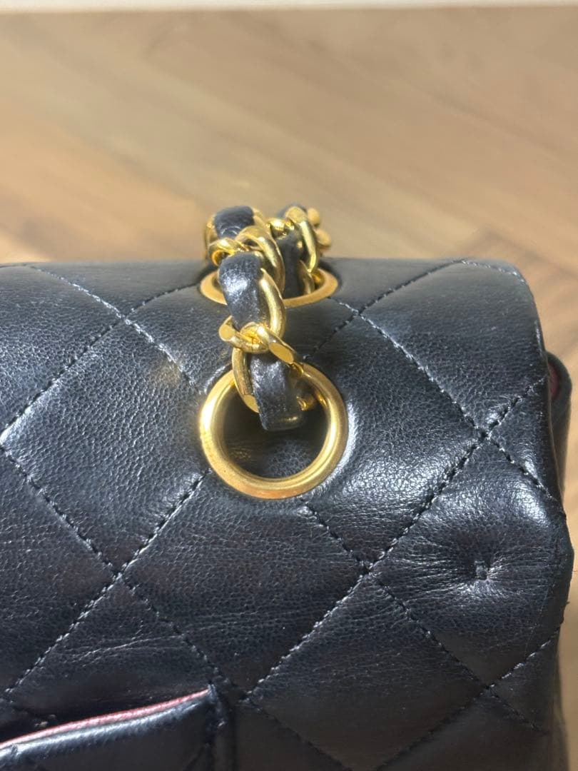 シャネル CHANEL ショルダーバッグ マトラッセ 25 Wチェーン