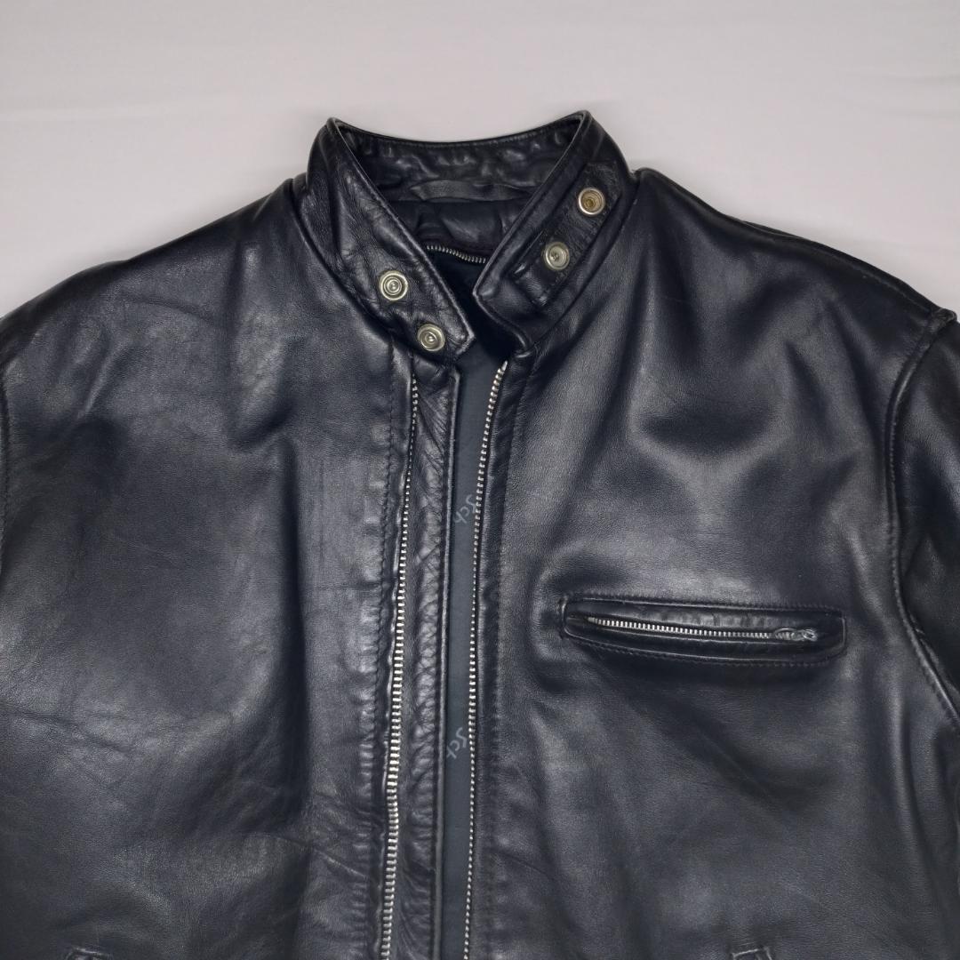 t*o様 Schott 641 シングルライダース オリジナル 擦れ下地露出 3