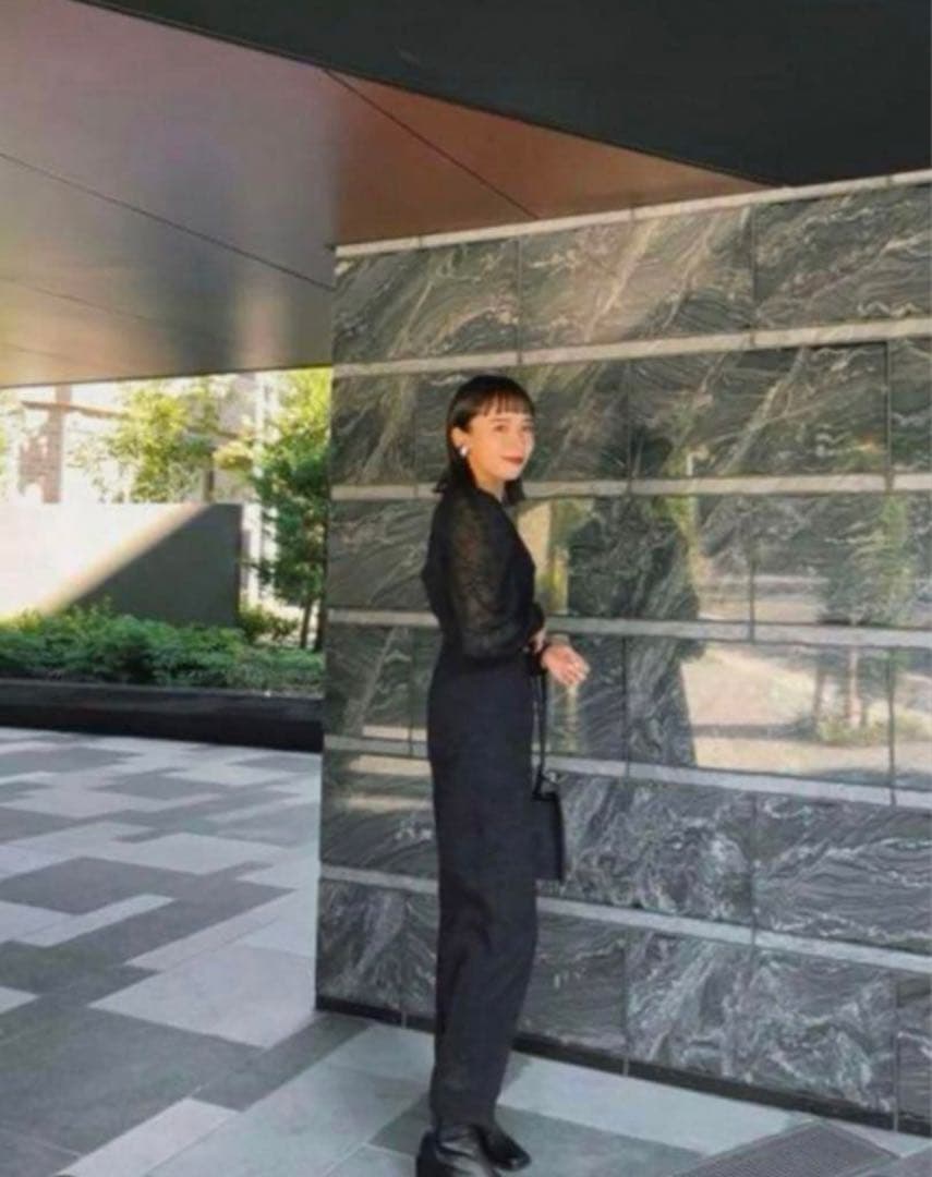 Knuth Marf back open sheer dress Mサイズ