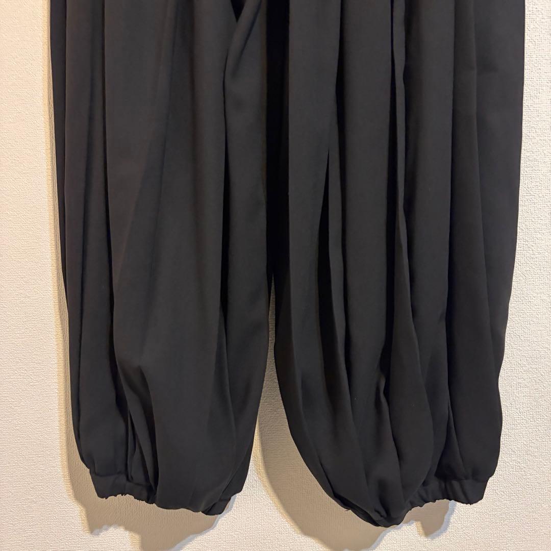 ENFOLD PLEATS TROUSERS ブラック 38