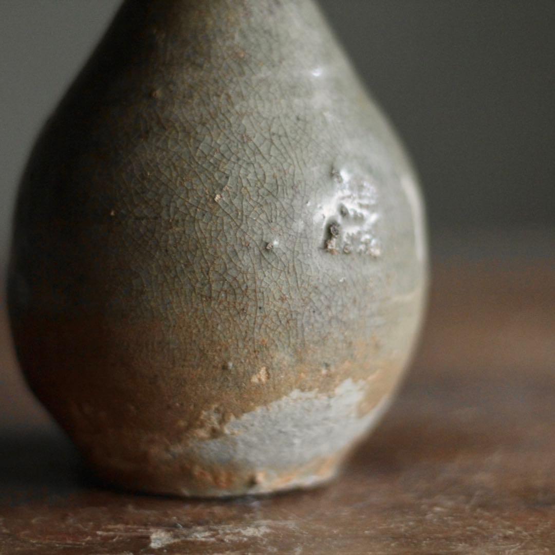 高麗青磁 徳利 容量約200ml 独酌に 古美術 古道具 アンティーク 朝鮮美術