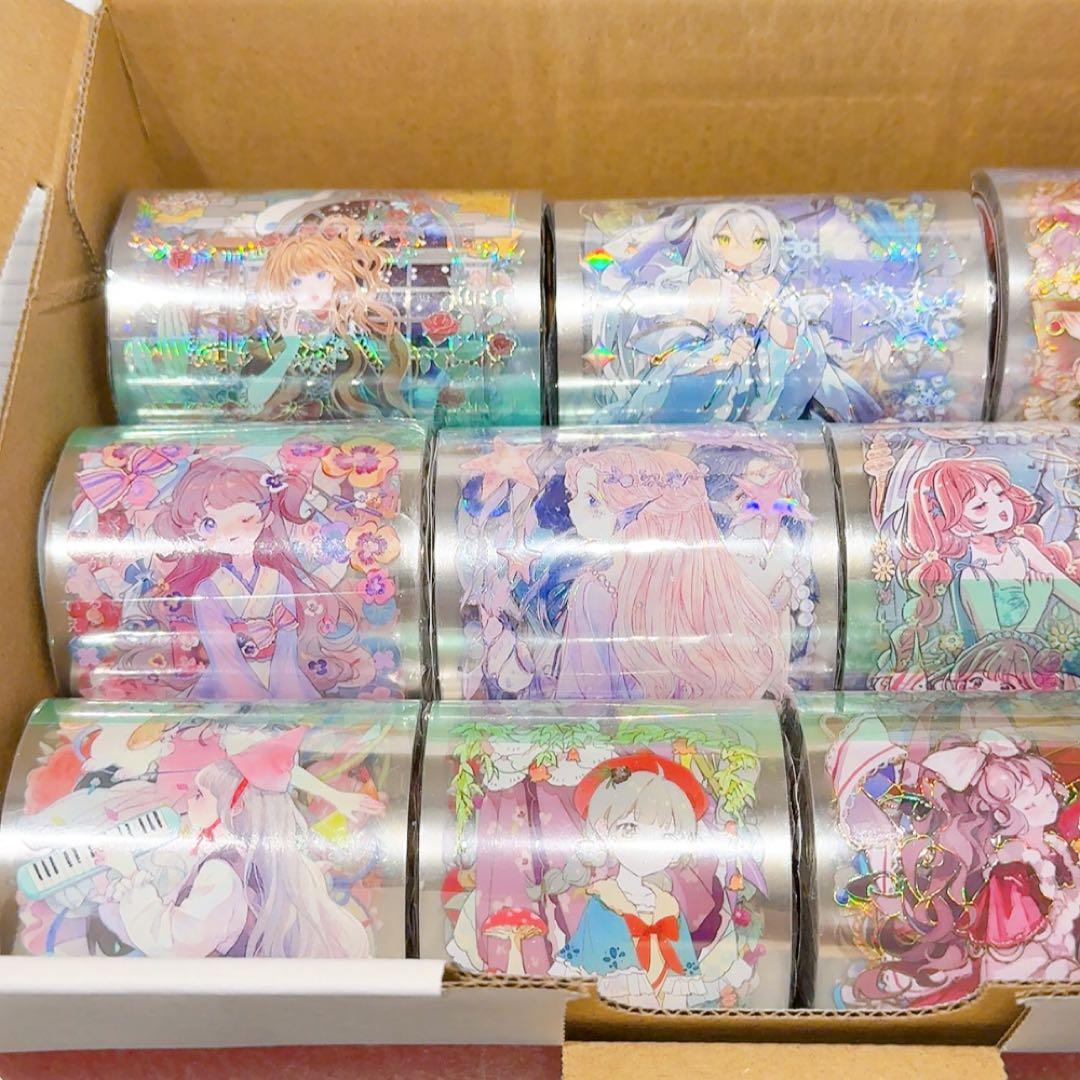 桜*゜様 【かわいい系セット】人物マステ 海外マステ 新品 11巻 まとめ売り