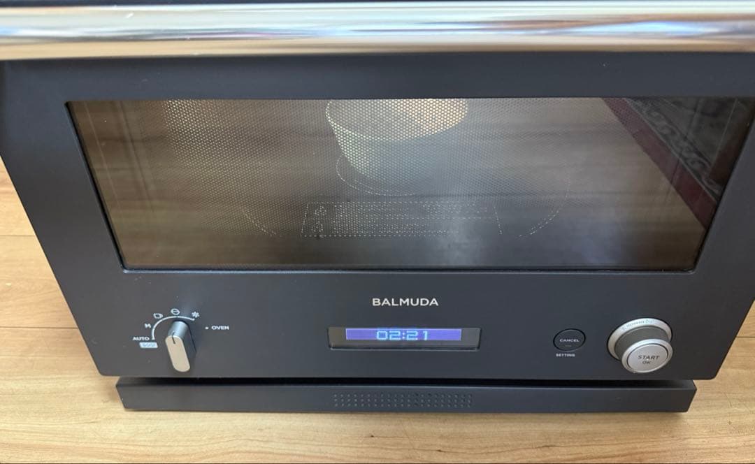 BALMUDA K04A-BK オーブンレンジ 2021年製　難あり