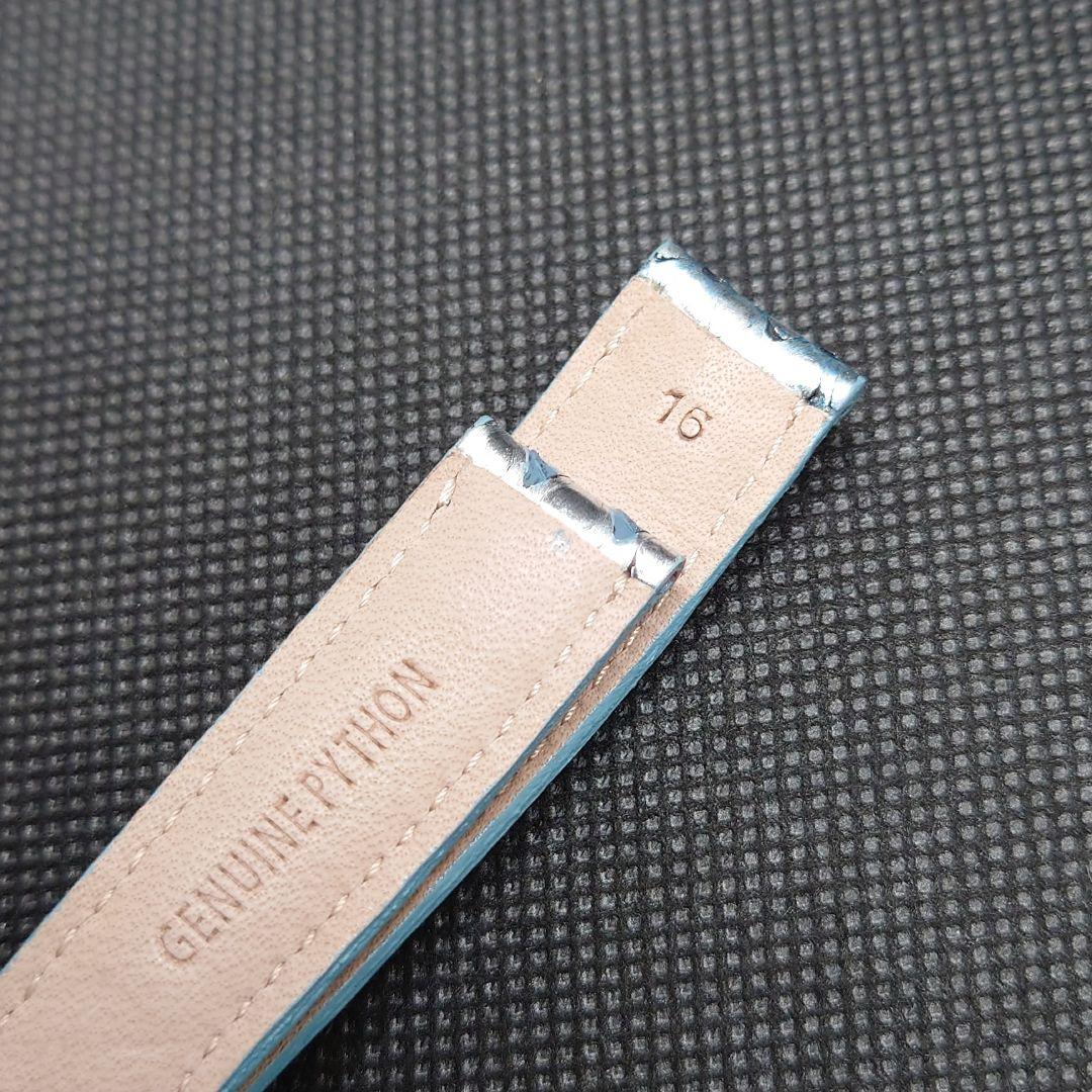 Sasia リトモラティーノ ベルト メタリック パイソン純正希少 2本