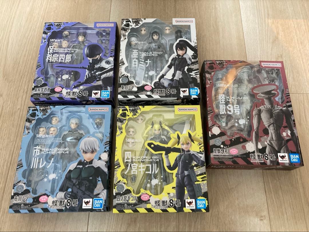 【新品未開封】 S.H.Figuarts 怪獣8号 5体 セット（送料無料）