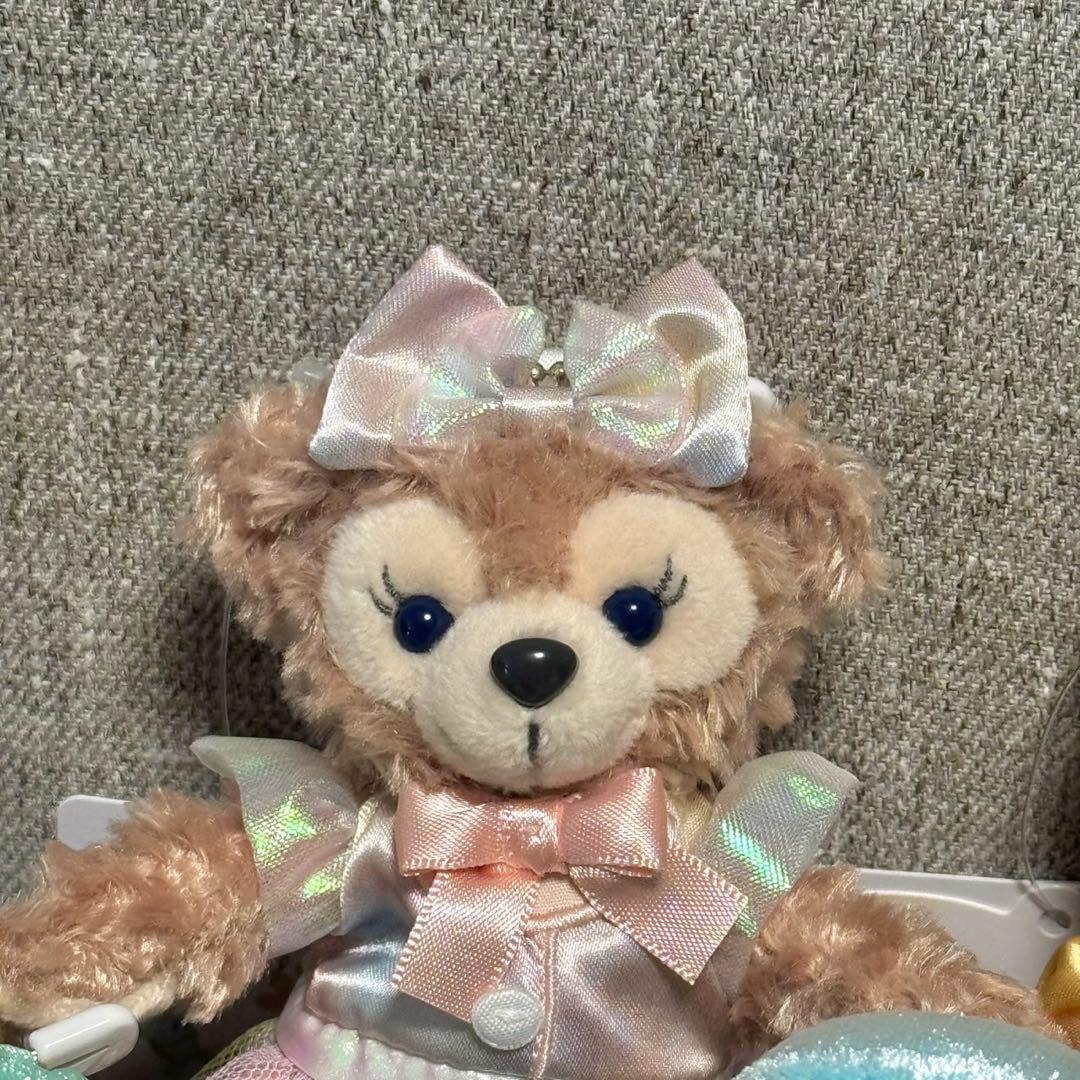 バラ売り不可！東京ディズニーシー　カラフルハピネス　ぬいぐるみバッジ　7体セット