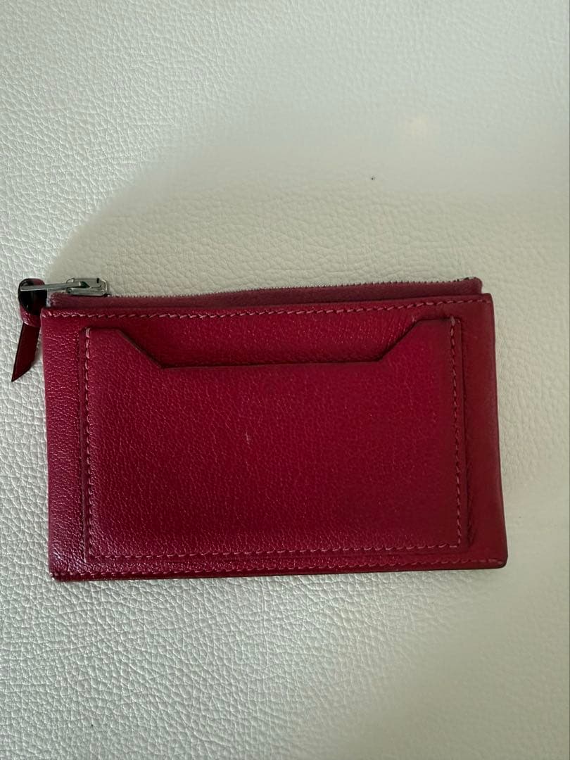 HERMES エルメス レザー フラグメントケース ケース ボルドー系