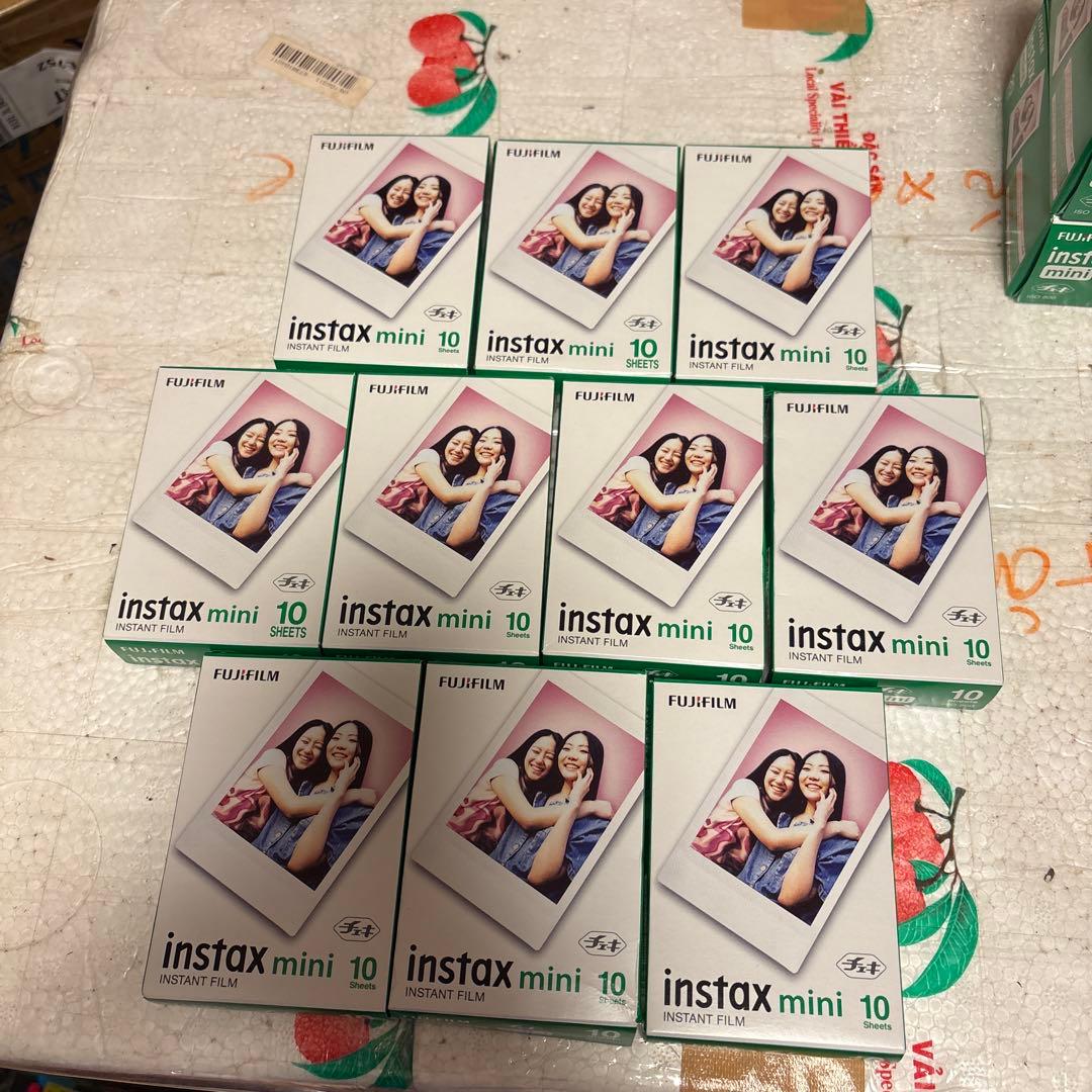 FUJIFILM instax mini チェキフィルム　10枚 × 10個