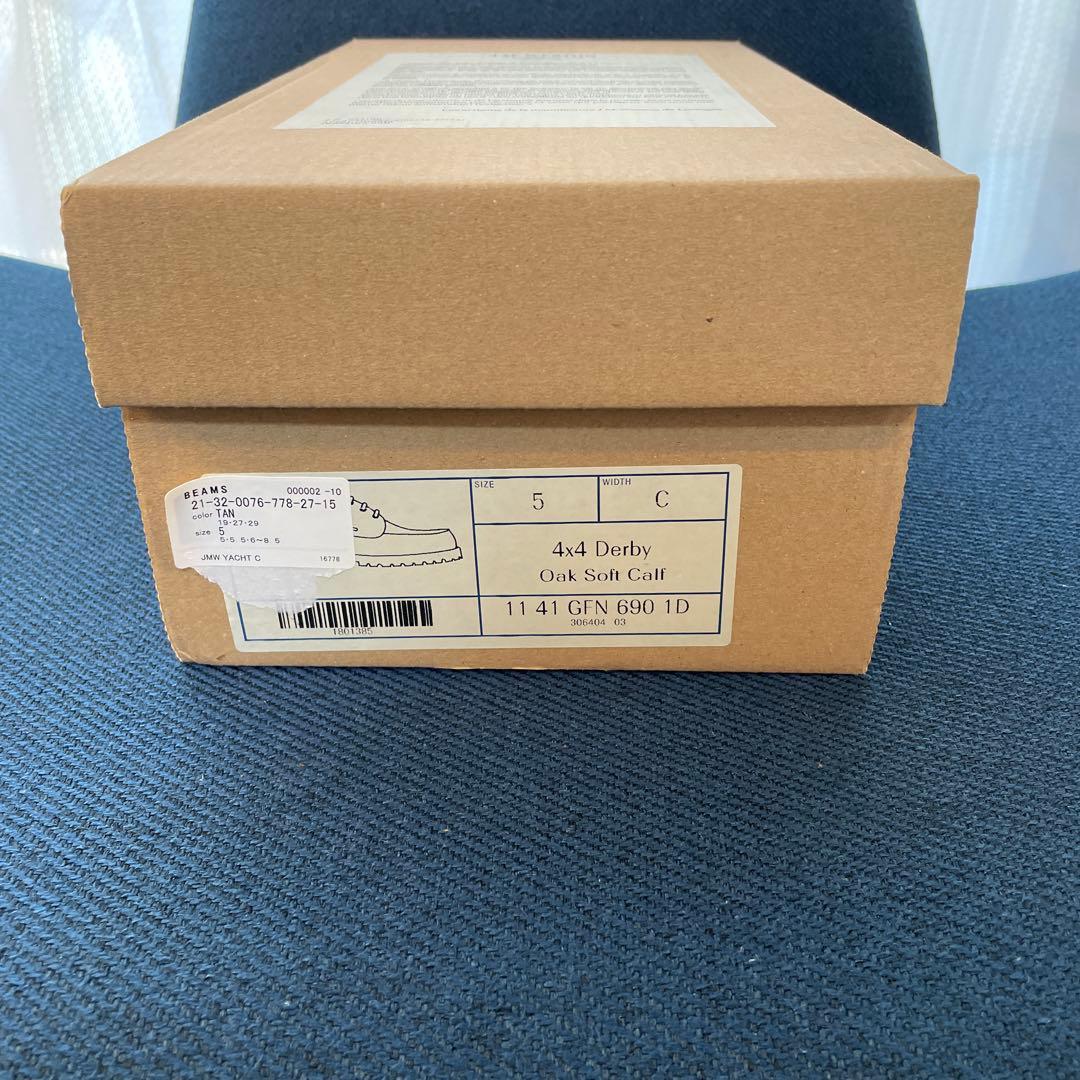 美品　J.M.WESTON/690 YACHTING DERBY OAK 5C