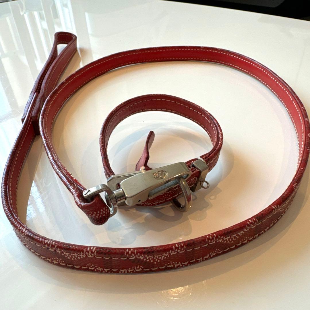 A)ヴィンテージ 限定品 ゴヤール リード/首輪セット