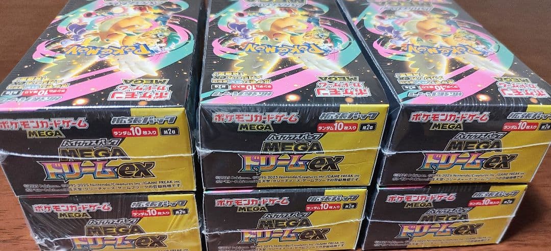 （シュリンク付）ポケモンカードゲーム MEGA ドリームEX 6BOX