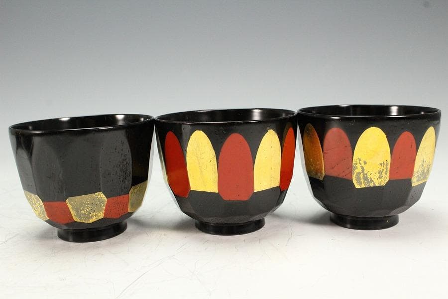 平安象彦造 八千代椀 小吸物椀 五客 共箱(K-YC585)