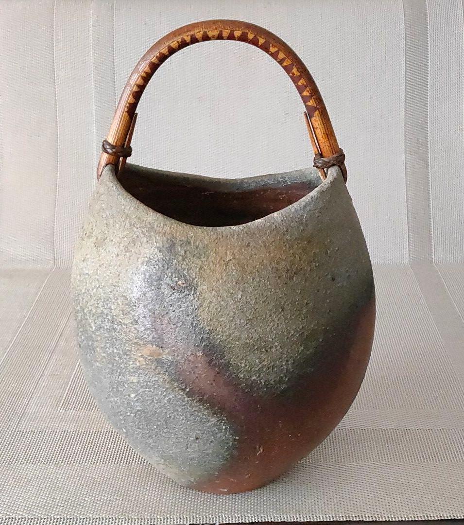 ベン・コーエン　越前　手付花器 N1