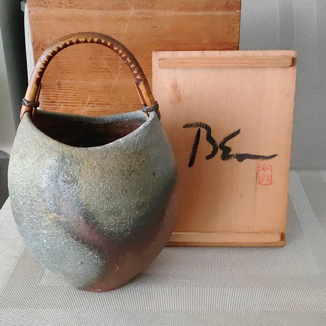 ベン・コーエン　越前　手付花器 N1