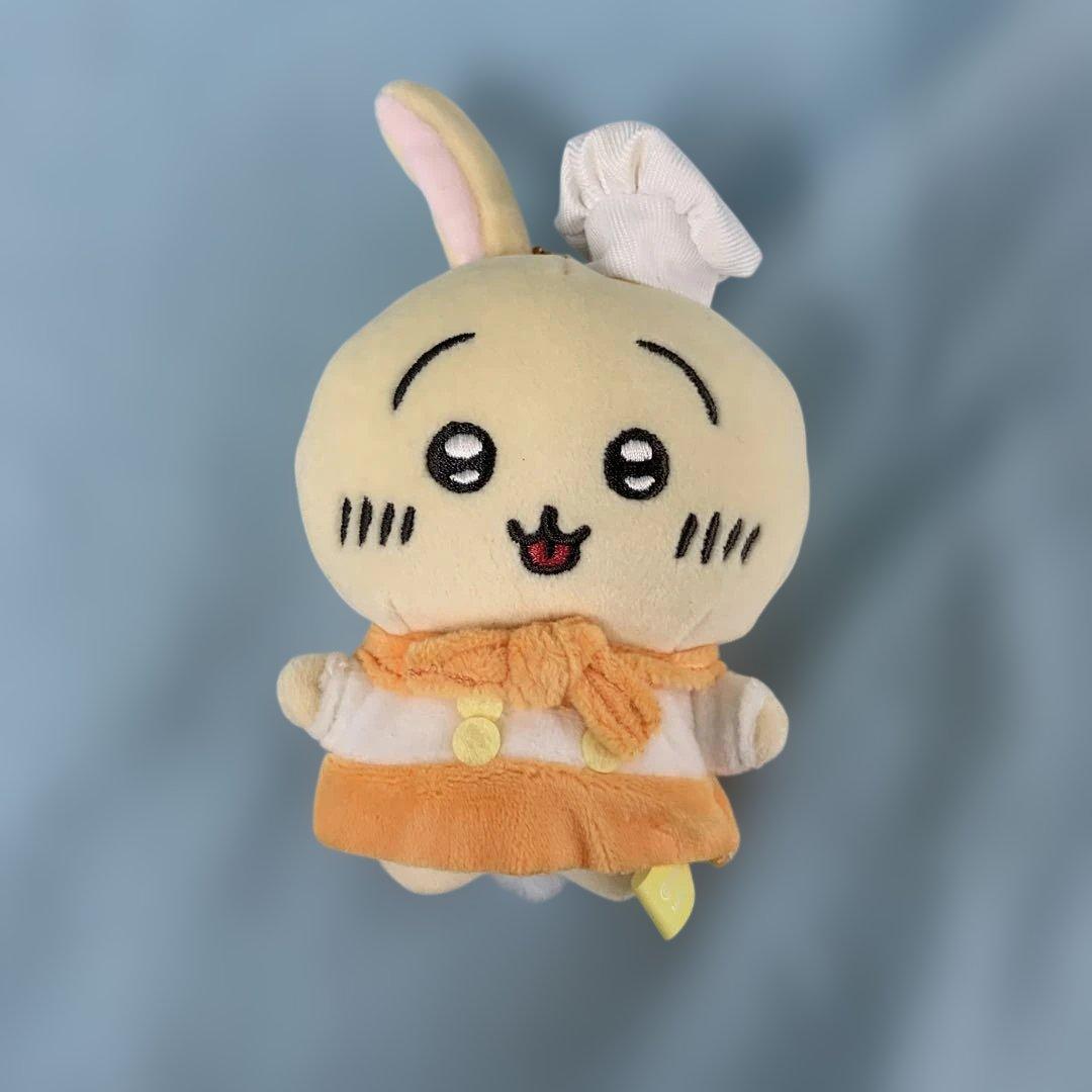 うさぎ カフェのコックさんマスコット ちいかわカフェ
