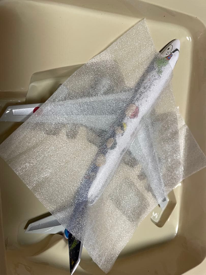 ANA　ボーイング747−400D　スヌーピー　フライングカラーズ