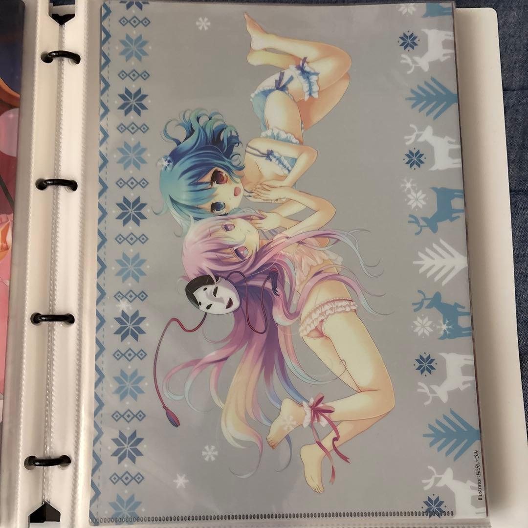 東方project こころ　小傘　水着　美少女　クリアファイル　VZ24