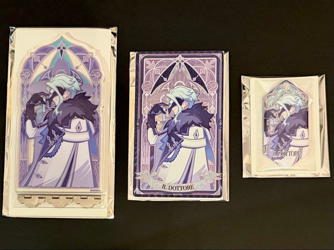 原神ファデュイ ファトゥス ドットーレ 博士 霜痕与権焔 3点セット