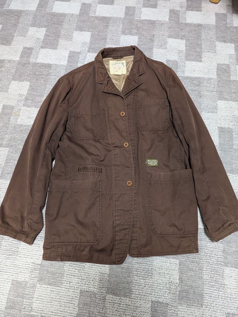 Stussy Gear ブラウンジャケット カバーオール