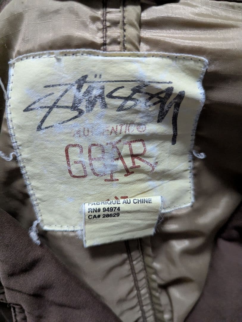 Stussy Gear ブラウンジャケット カバーオール