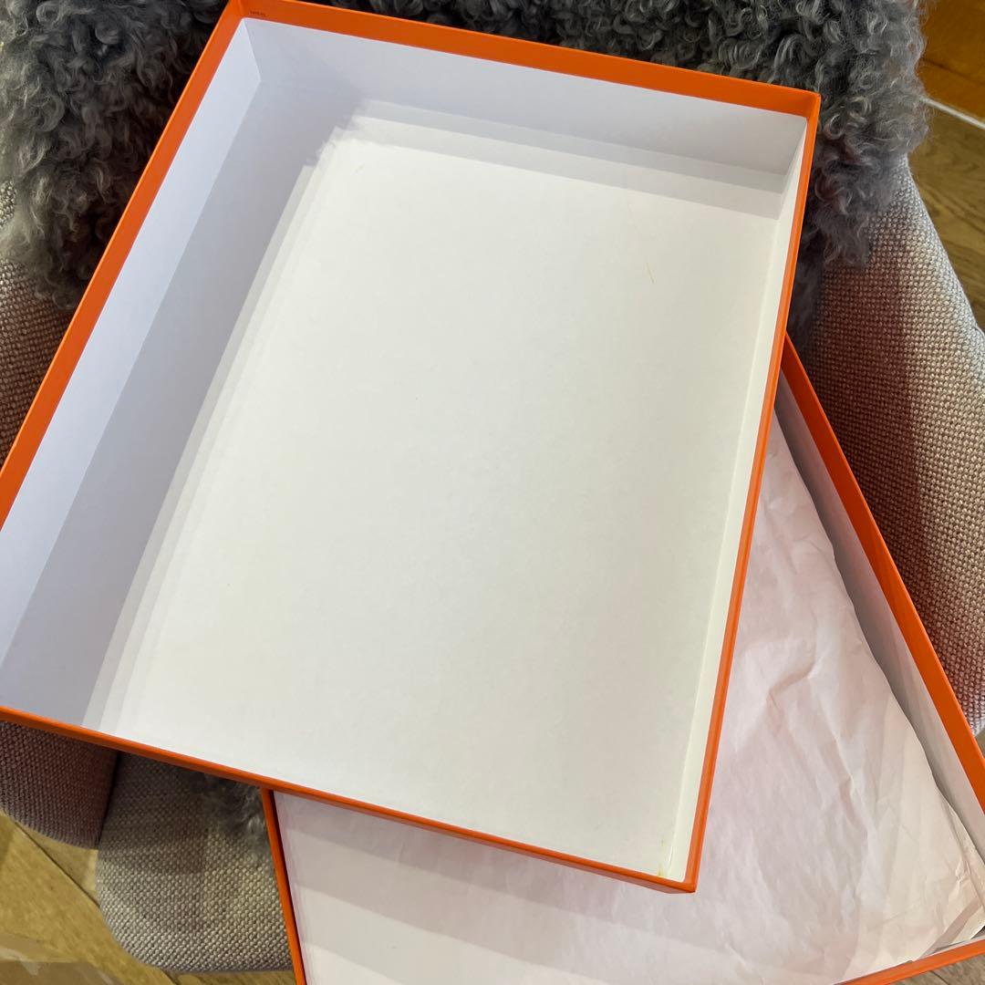 HERMES オレンジ ギフト箱　保存袋　リボン　ボリード31