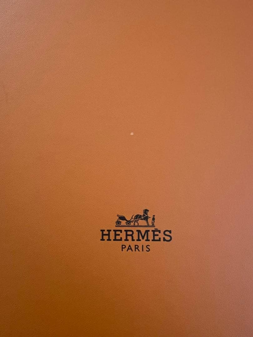 HERMES オレンジ ギフト箱　保存袋　リボン　ボリード31