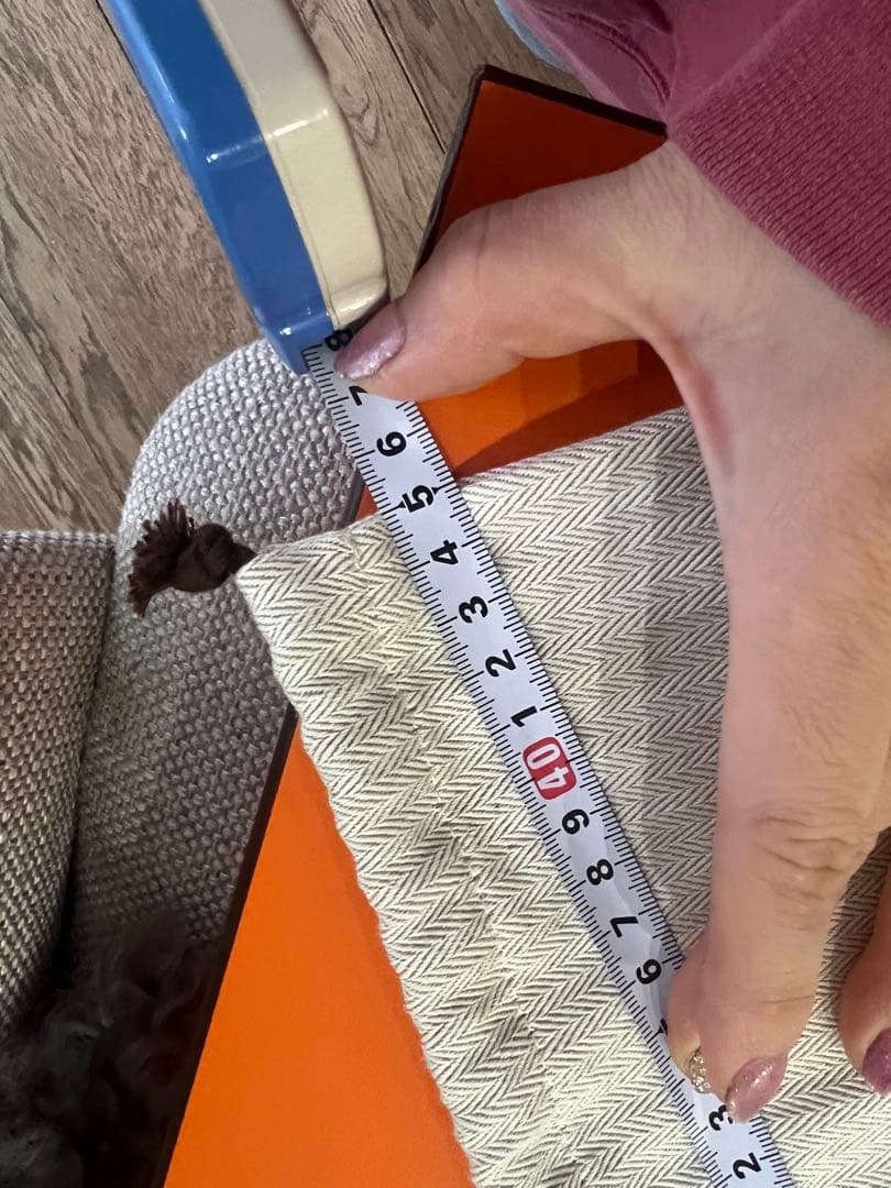 HERMES オレンジ ギフト箱　保存袋　リボン　ボリード31