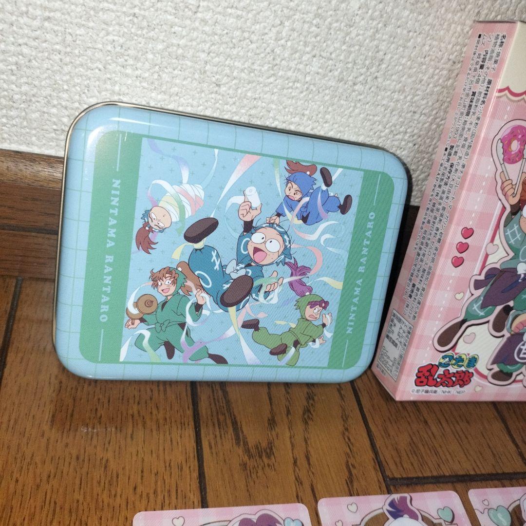 忍たま乱太郎 バレンタイン　イオン　クリアカード　セット　クッキー缶