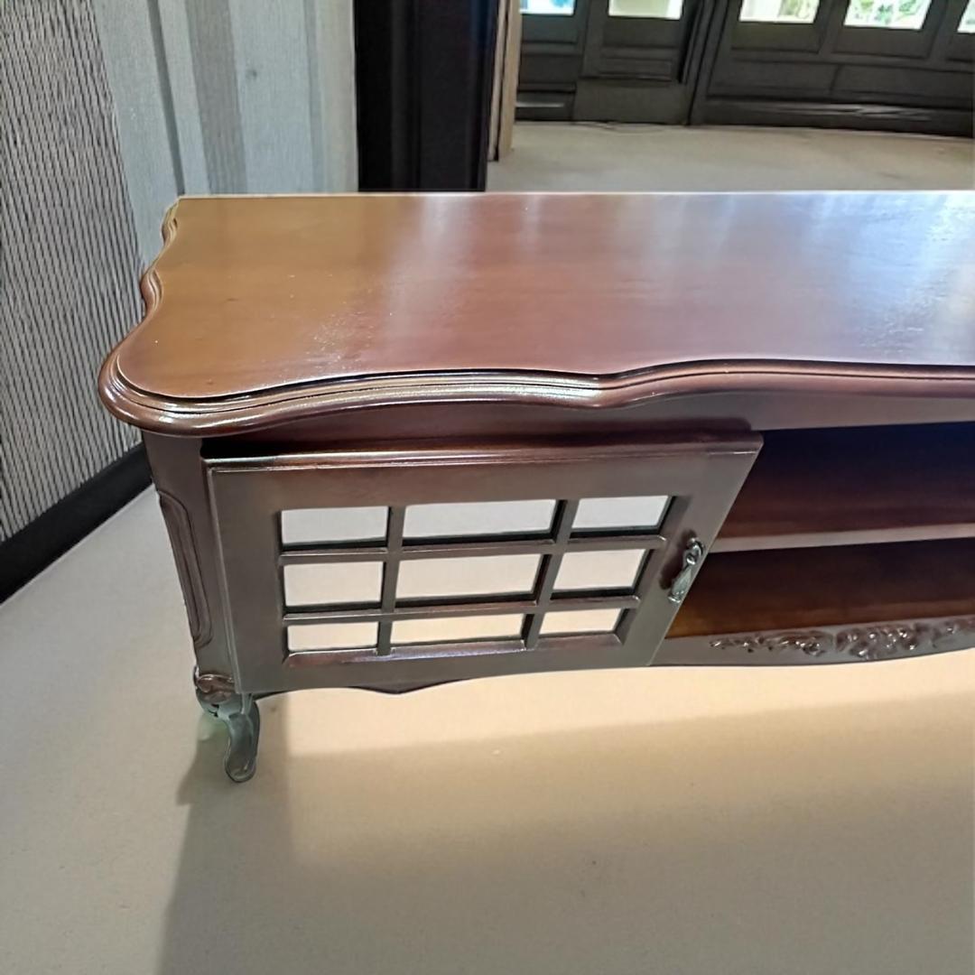 ガント　 リビングボード　 猫脚　　テレビ台　ボード 　ラック　幅　139cm