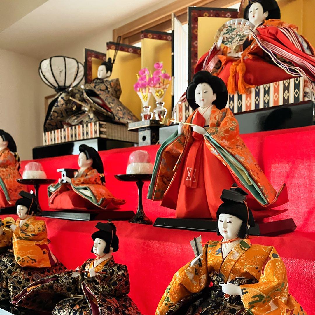 \大切にしていました/ ひな人形セット七段飾り