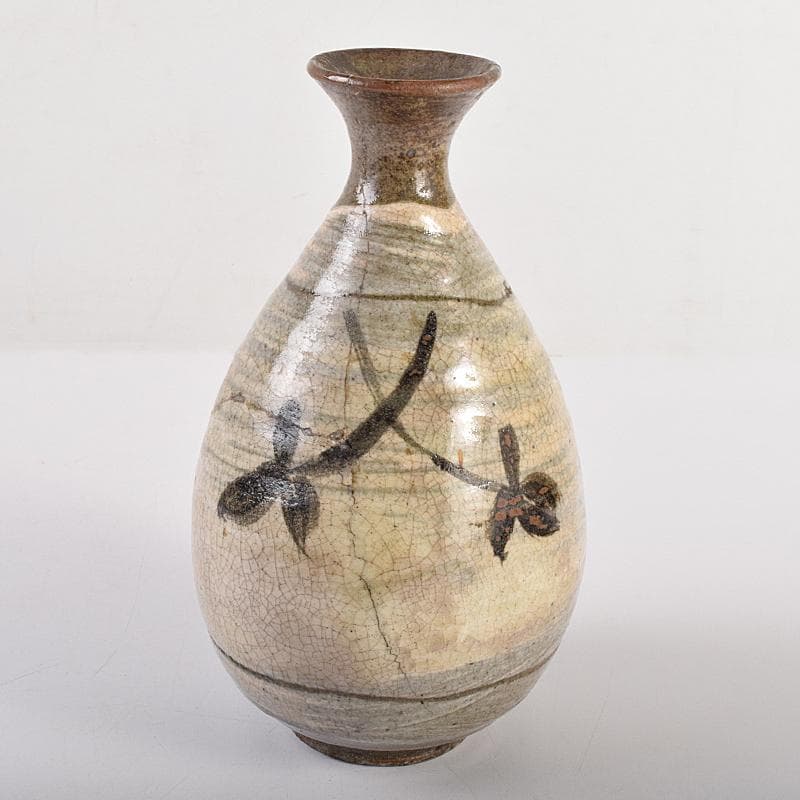 唐津焼　古唐津　絵唐津　花文　徳利　C　R7827