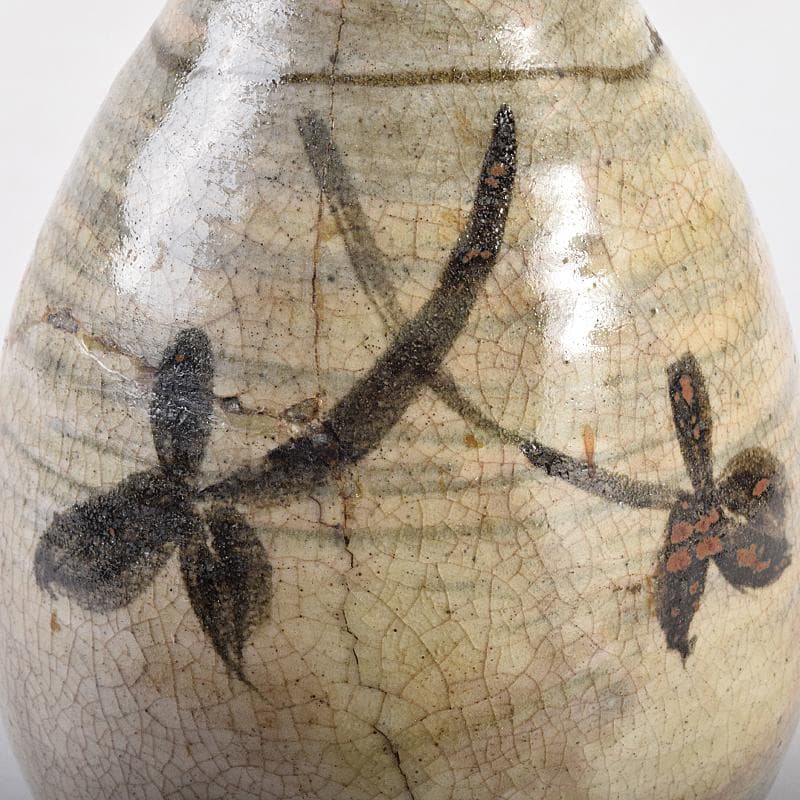 唐津焼　古唐津　絵唐津　花文　徳利　C　R7827