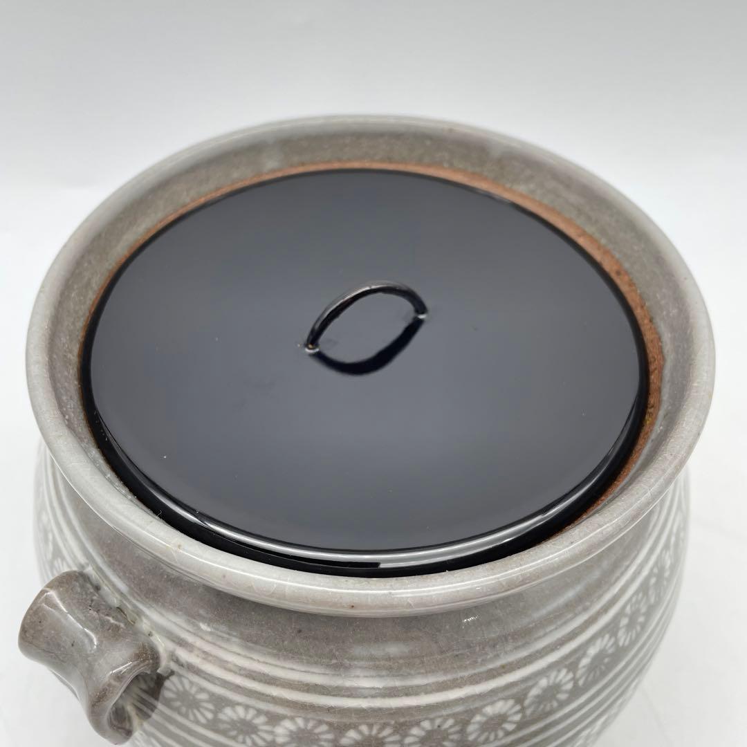 真清水蔵六 二代 泥中庵　三嶌写 水指　茶道具　共箱　三嶋　三島