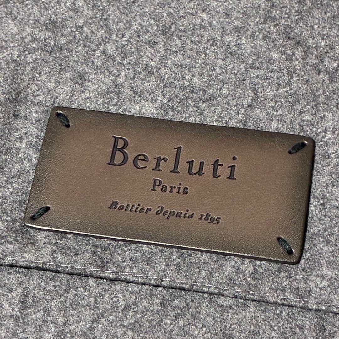 Berluti スペシャルオーダー限定 レザータグ 特注 保存袋 財布