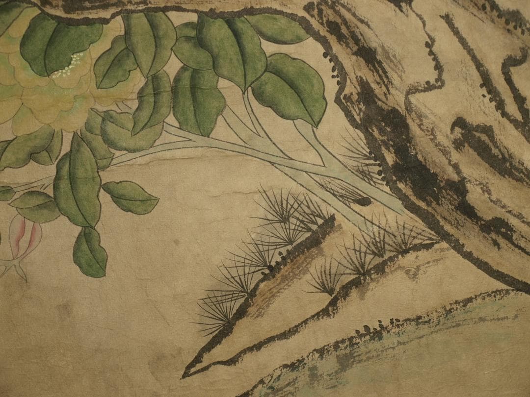 民間仕入れ品　中国明時代の肉筆　掛け軸BD329A12-1