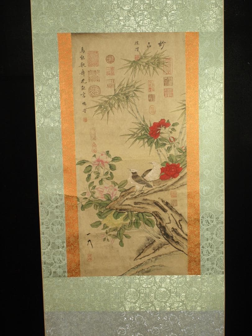 民間仕入れ品　中国明時代の肉筆　掛け軸BD329A12-1