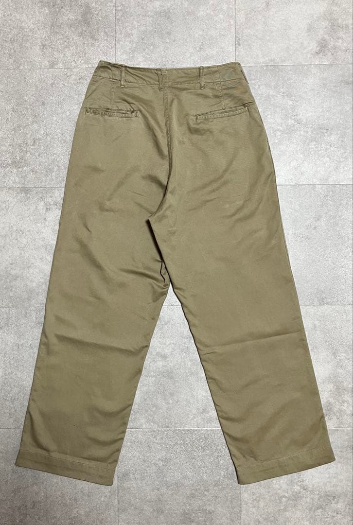 40s 米軍 ビンテージ US ARMY M45 チノ カーキ チノパン