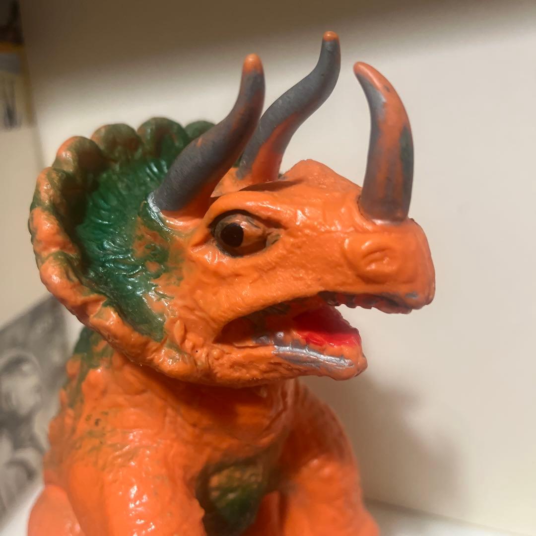 大協製 トリケラトプス ソフビ フィギュア 生きていた恐竜