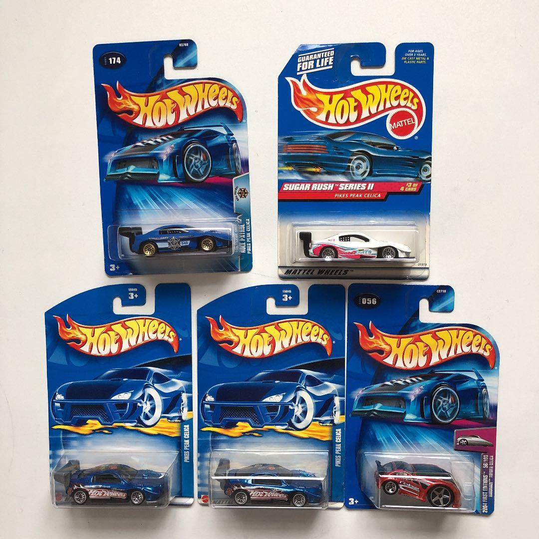 ホットウィール　パイクスピーク＆ハードノーズ　セリカ　４種５台セット　未開封